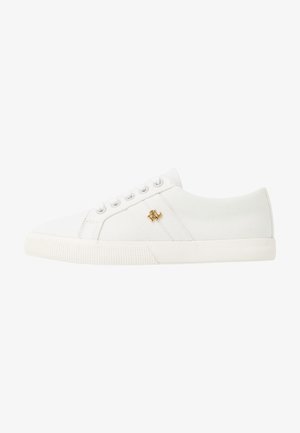 Lauren Ralph Lauren JANSON II CANVAS SNEAKER - Sapatilhas - optic white