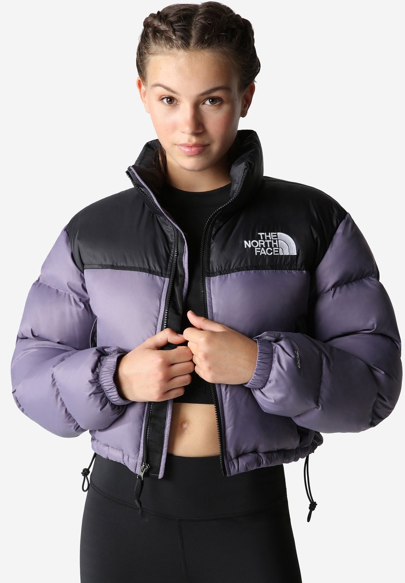 The North Face NUPTSE SHORT JACKET Piumino lunar slate/viola