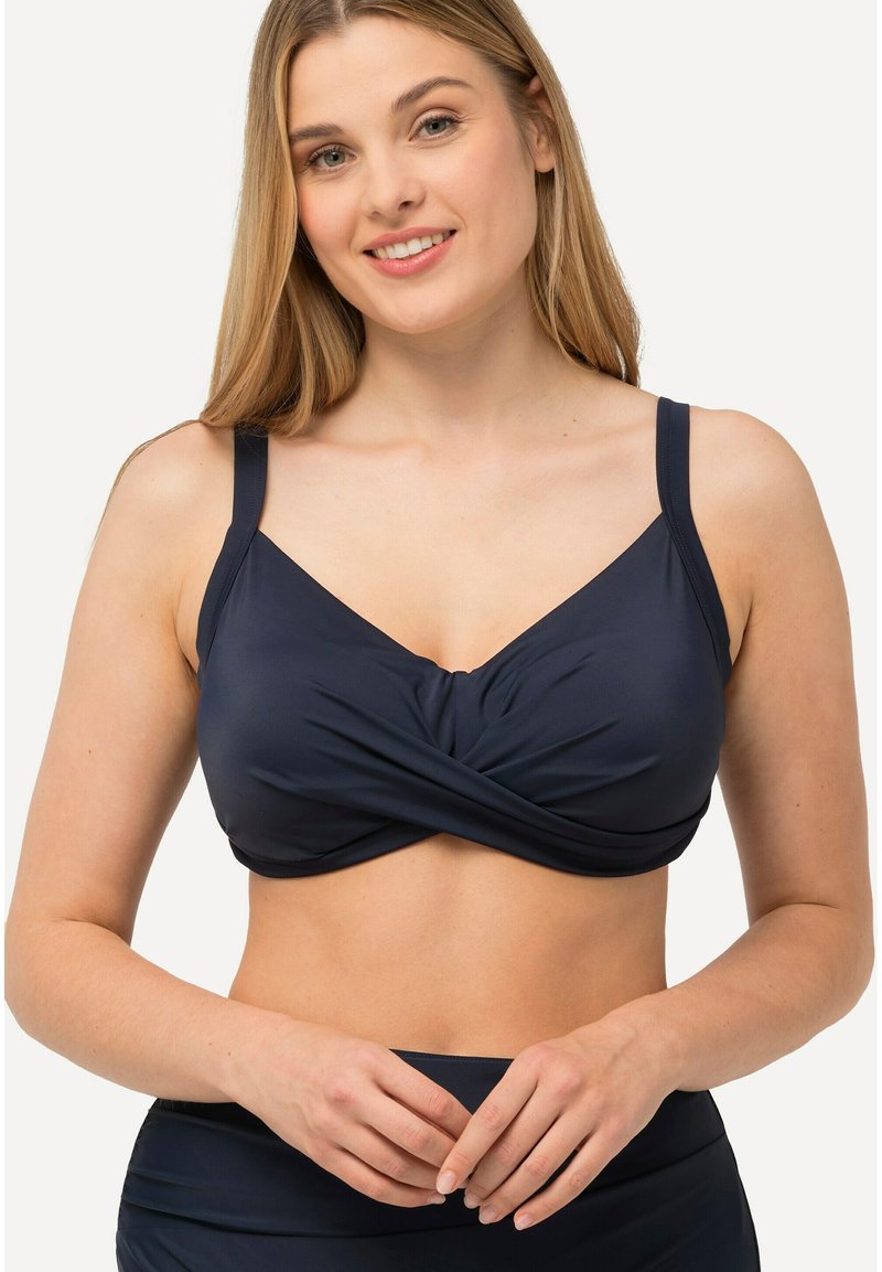 Ulla Popken TWIST - Horní díl bikin - navy blue
