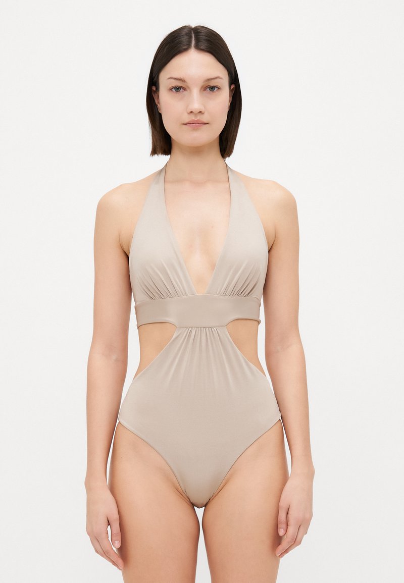 Max Mara Beachwear CASSIE - Fürdőruha - beige