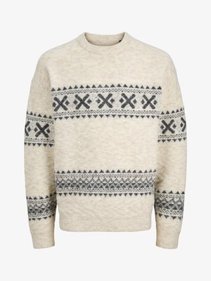 Jack & Jones PREMIUM, Knitted Knitted - Strickpullover - simply taupe