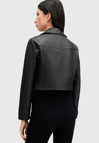AllSaints ELORA BIKER - Nahkatakki - black gold