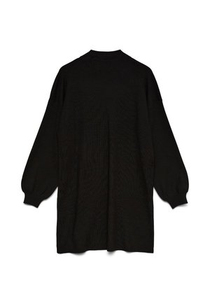 Vero Moda VMNANCY FUNNEL NECK DRESS - Jumper dress - black