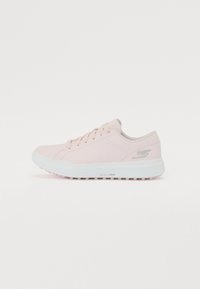 Selezionato, pink leather/white trim
