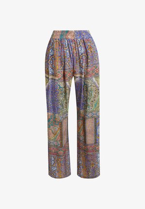 Smith&Soul, SMITH&SOUL GEMUSTERTE SOMMERHOSE MIT ELASTIKBUND - Trousers - beige