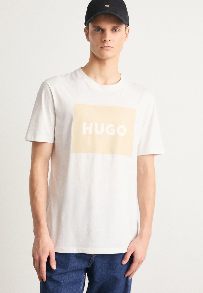 HUGO DULIVE - T-shirt print - open white