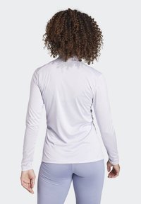 Adidas Terrex TERREX MULTI HALF ZIP LONGSLEEVE TEE - Top s dlouhým rukávem - silver dawn/white
