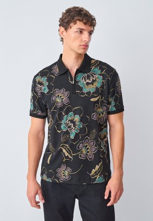Next GEO PRINT  - Polo majica - black floral