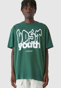 Lost Youth - GRAFFITI CLOUD - Print T-shirt - green Thumbnail Image 1