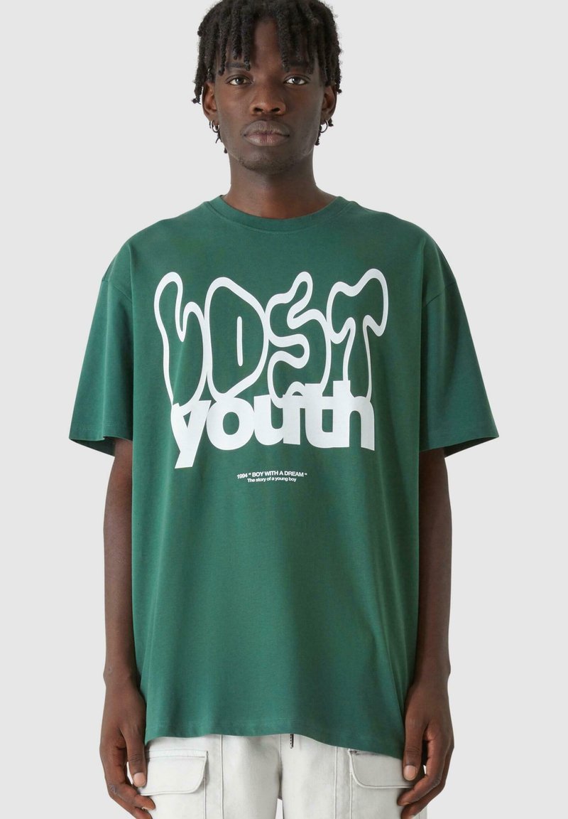 Lost Youth - GRAFFITI CLOUD - Print T-shirt - green, Enlarge