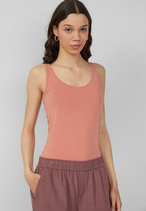 ELASTISCHE TANK IN EEN SLIM FIT - Top - papaya
