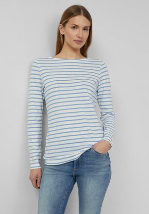 Langarmshirt - arktisblau