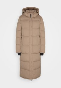 ONLY ONLANN PREMIUM PUFFER COAT LONG - Cappotto invernale - taupe gray