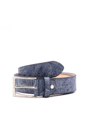 Belt - blue denim