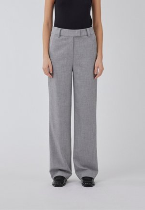 Stoffhose - mottled grey