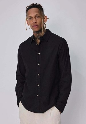 FRILIVIN, CHEMISE CASUAL RELAXED - Chemise - noir