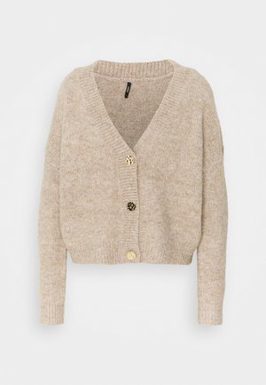 ONLY ONYZOEY CARDIGAN - Strickjacke - woodsmoke/melange