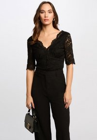 Morgan LENGTH SLEEVES - Blusa - noir