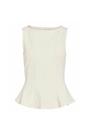VILA, SLEEVELESS TOP VICLARA BOATNECK - Débardeur - birch1
