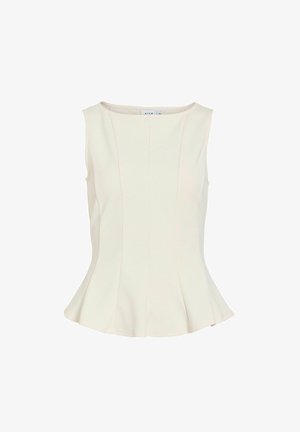 VILA, SLEEVELESS TOP VICLARA BOATNECK - Débardeur - birch1