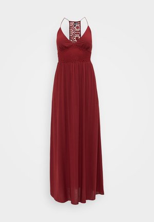 Vero Moda Tall, VMGRACE SINGLET DRESS  - Maxi šaty - syrah
