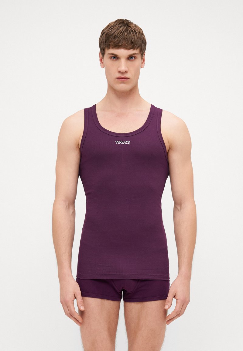 Versace - UNDERWEAR - Caraco - dark aubergine, Agrandir