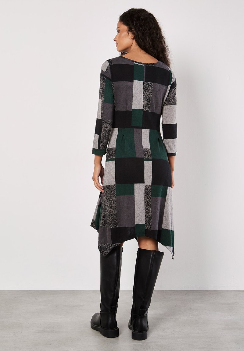 Apricot Gebreide jurk - green