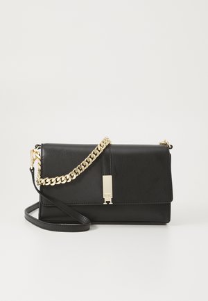 Tommy Hilfiger HERITAGE CROSSOVER CHAIN - Olkalaukku - black