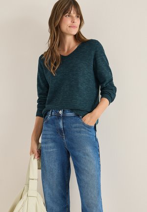 V-NECK - Pullover - grün