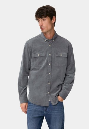 LANGARM MIT AUFGESETZTEN TASCHEN - Overhemd - tinted blue