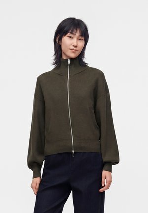 Gina Tricot, CARDIGAN - Adīta jaka - army green