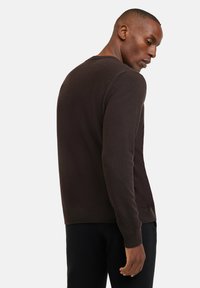 FALKE BASIC LAMBSWOOL CREW - Strickpullover - dark brown