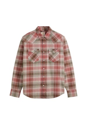 Levi's®, BARSTOW WESTERN STANDARD - Shirt - bjorn geo stripe est - reds