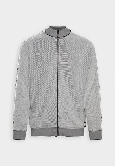 PARALLELO ZIP UNISEX - Gilet - offwhite/black