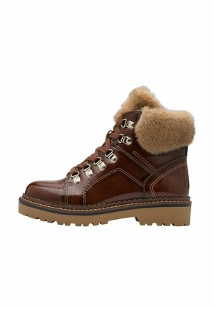 ELEGANTE - Vinterstøvler - brown patent