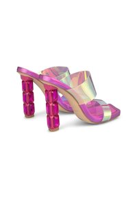Alma en Pena Muiltjes met hak - fucsia neón