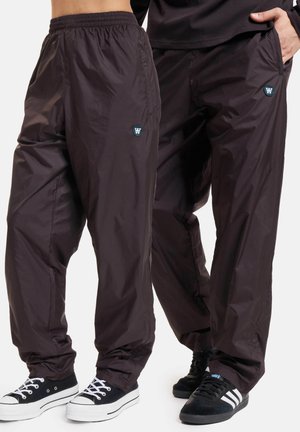 WOOD WOOD REI TRACK BOTTOMS - Trousers - black coffee