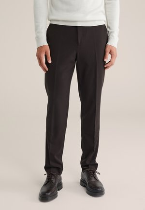 THE FLEX SUIT - Hlače za odijelo - dark brown