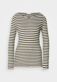 LONG SLEEVE BOAT NECK - Ilgarankovis viršutinės dalies drabužis - mossy olive