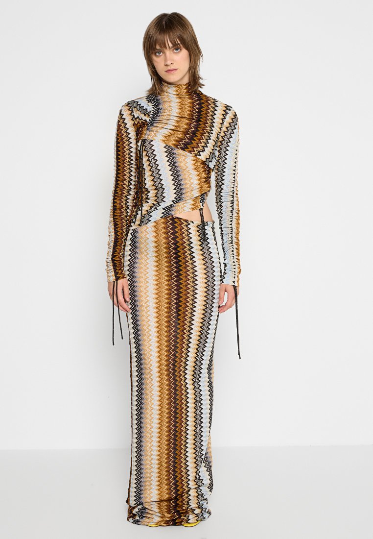 Missoni Gebreide jurk meerkleurig Missoni Gebreide jurk meerkleurig