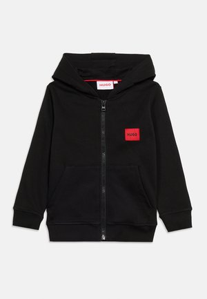 HOODED - Φούτερ με φερμουάρ - black