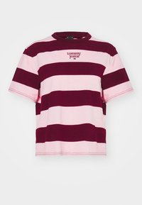 LOGO TEE - Printtipaita - deep rouge/multi