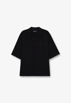 INSIDE, CAMISA MANGA CORTA NEGRA - Camisa - black