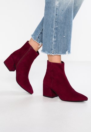 Bottines - bordeaux