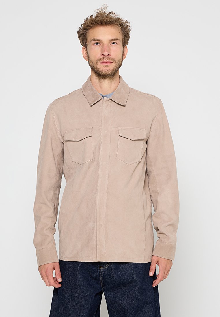 PROFUOMO Overhemd taupe PROFUOMO Overhemd taupe