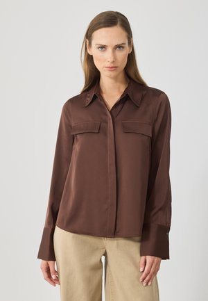 Bluza s gumbima - shaved chocloate