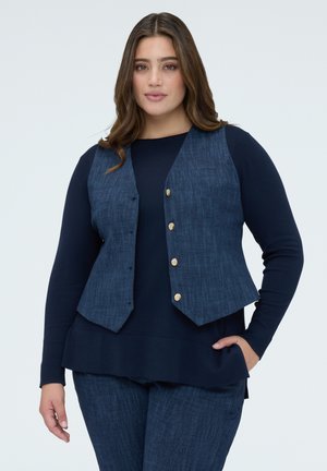 MILANO CON BOTTONI - Vesta - blu