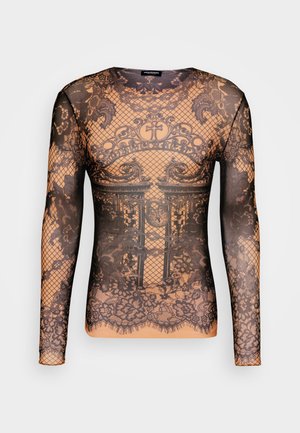 LONG SLEEVES  - Caraco - black/nude