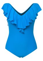 ULLA POPKEN Badeanzug, Carmen-Ausschnitt, Softcups, Träger Abnehmbar Costume Intero, Karibikgrün