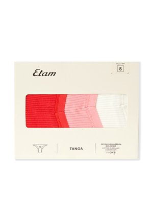 Etam, JOHN 3 PACK - Tanga - cardinal